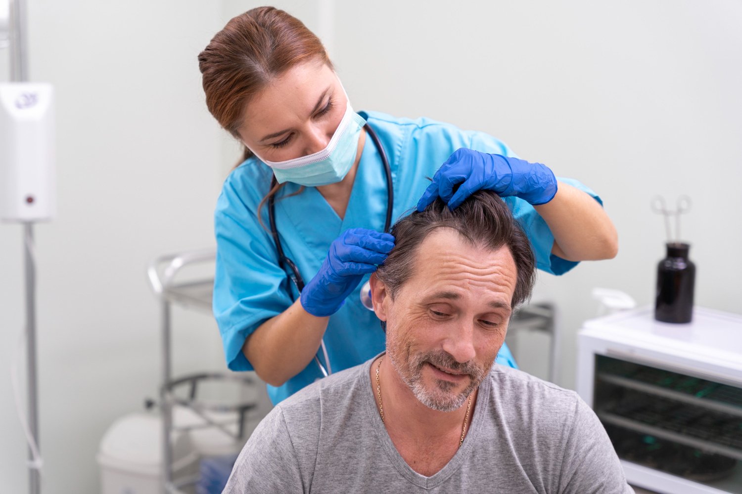 Real-Time FUE Hair Transplant